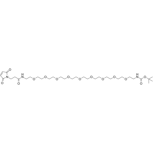 Mal-amido-PEG9-NHBoc 2182602-20-4